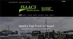 Desktop Screenshot of isaacswreckerservice99.com